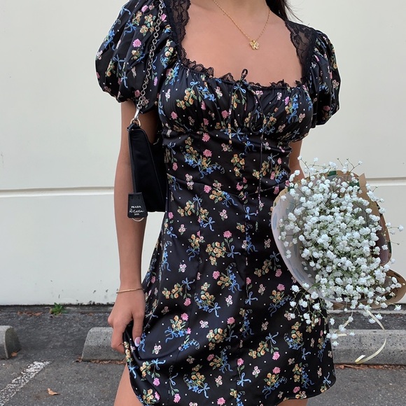 For Love And Lemons Dresses & Skirts - Floral mini dress | For Love & Lemons